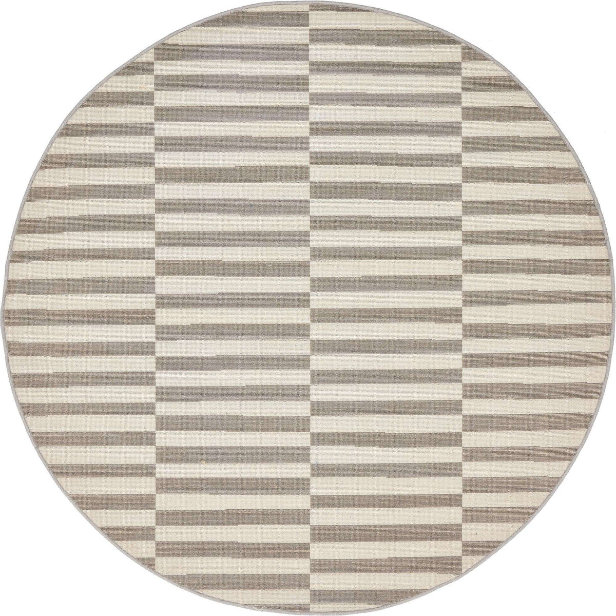 Rund Teppich Tribeca in Dunkelgrau von Hadorn™ - Lifestyle Image