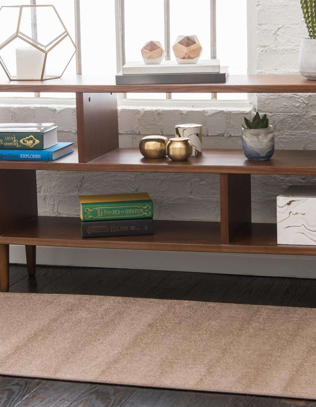 Läufer Teppich Tribeca in Hellbraun von Hadorn™ - Lifestyle Image