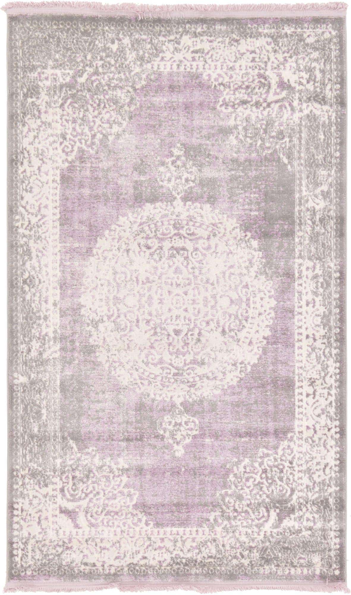 Rechteck Teppich New Vintage in Lila von Hadorn™ - Lifestyle Image