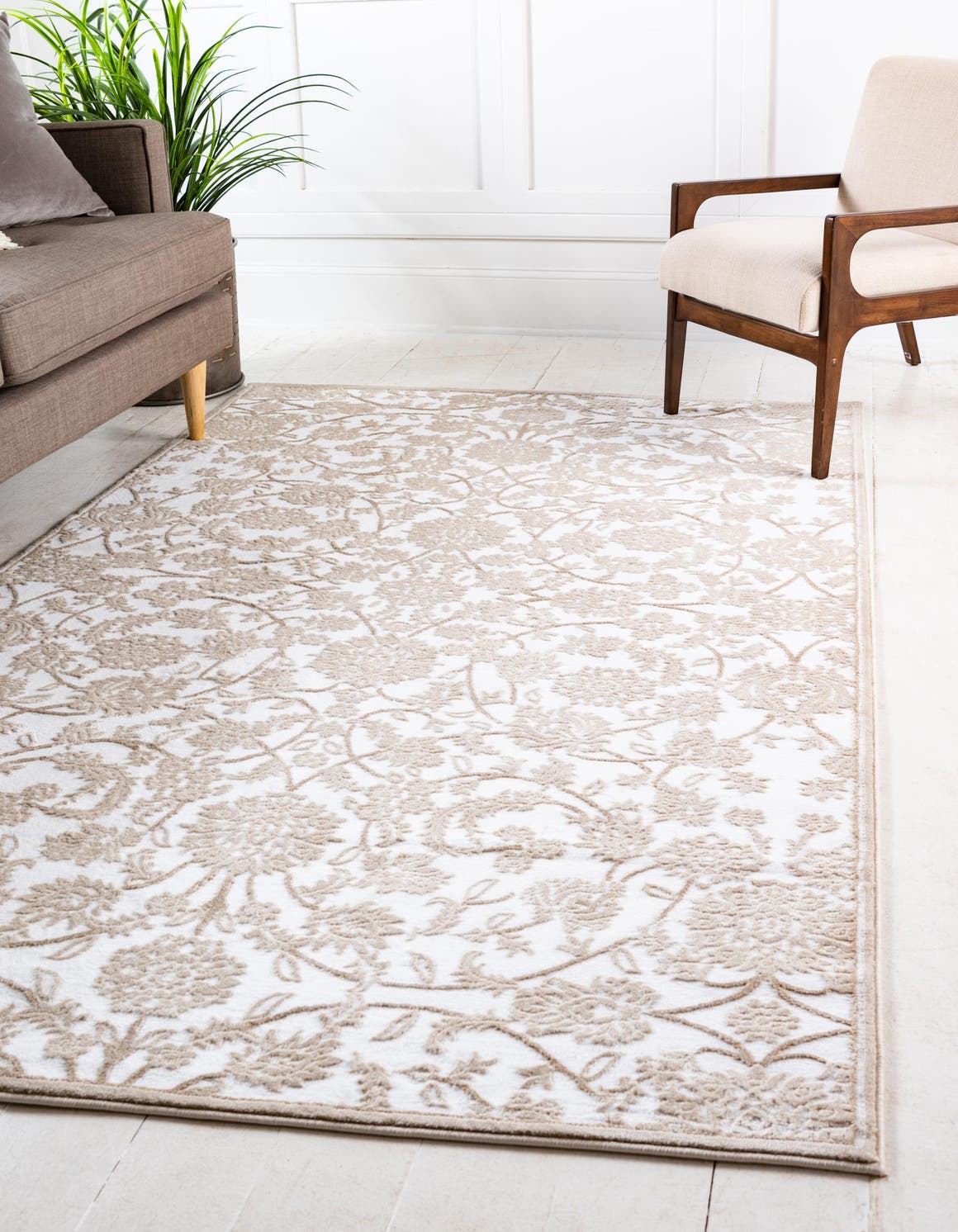 Rechteck Teppich Himalaya in Schneewittchen von Hadorn™ - Lifestyle Image