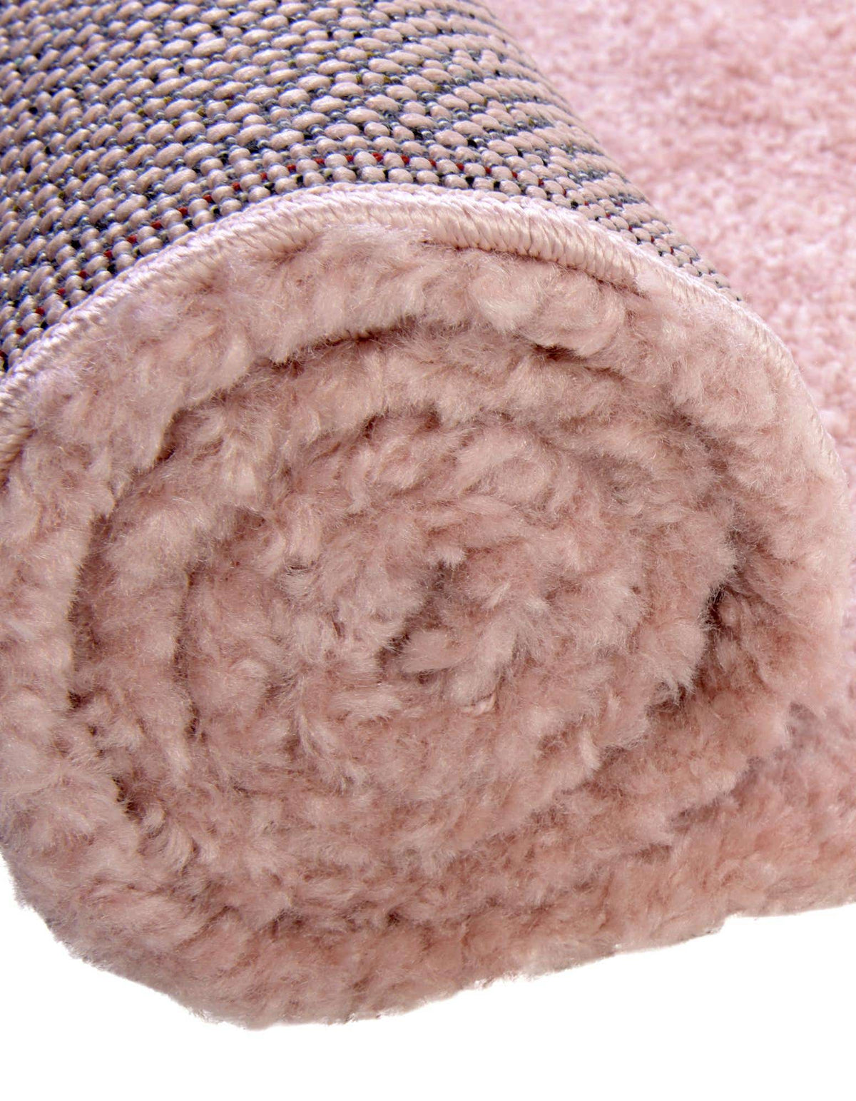 Rechteck Teppich Solid Frieze in Rosa von Hadorn™ - Lifestyle Image