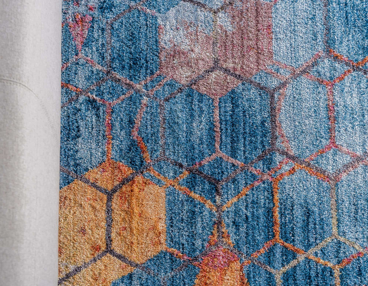 Läufer Teppich Prism in Blau von Hadorn™ - Lifestyle Image