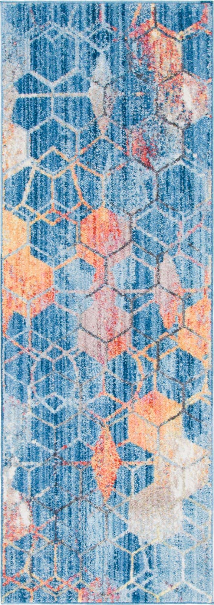 Läufer Teppich Prism in Blau von Hadorn™ - Lifestyle Image
