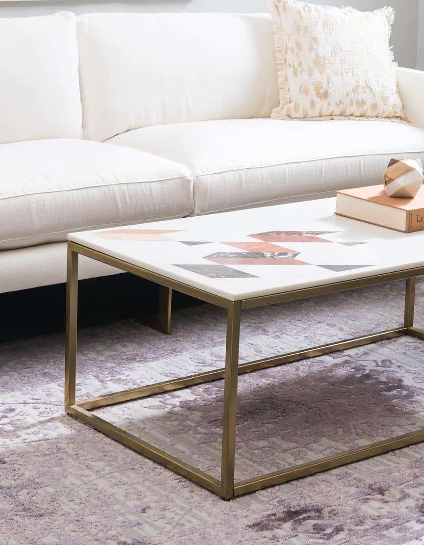 Rechteck Teppich Chesterfield in Violett von Hadorn™ - Lifestyle Image