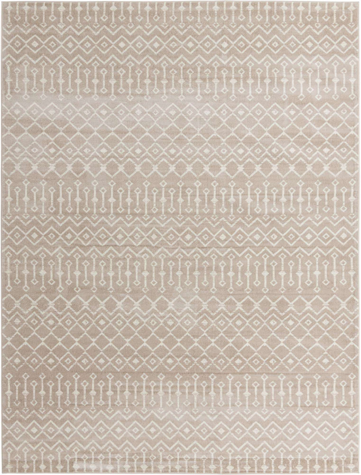 Rechteck Teppich Kasbah Trellis in Beige von Hadorn™ - Lifestyle Image