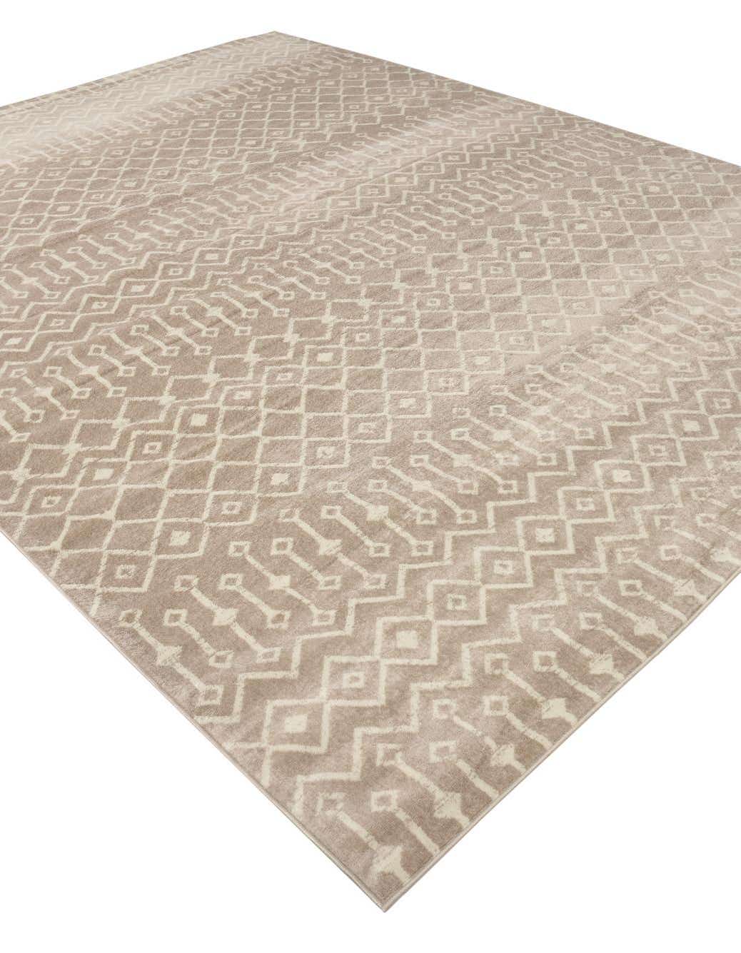 Rechteck Teppich Kasbah Trellis in Beige von Hadorn™ - Lifestyle Image