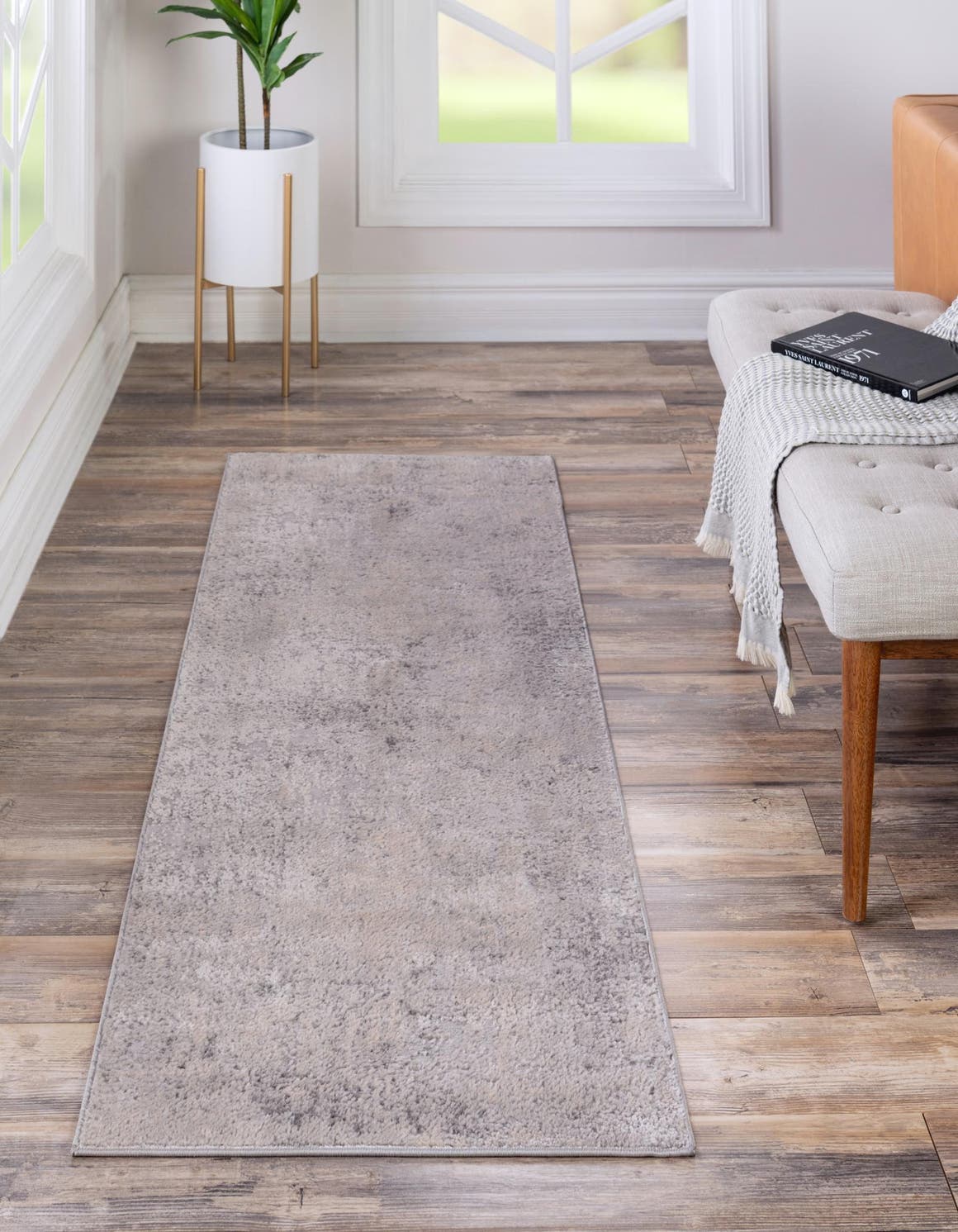 Läufer Teppich Caspian in Grau von Hadorn™ - Lifestyle Image