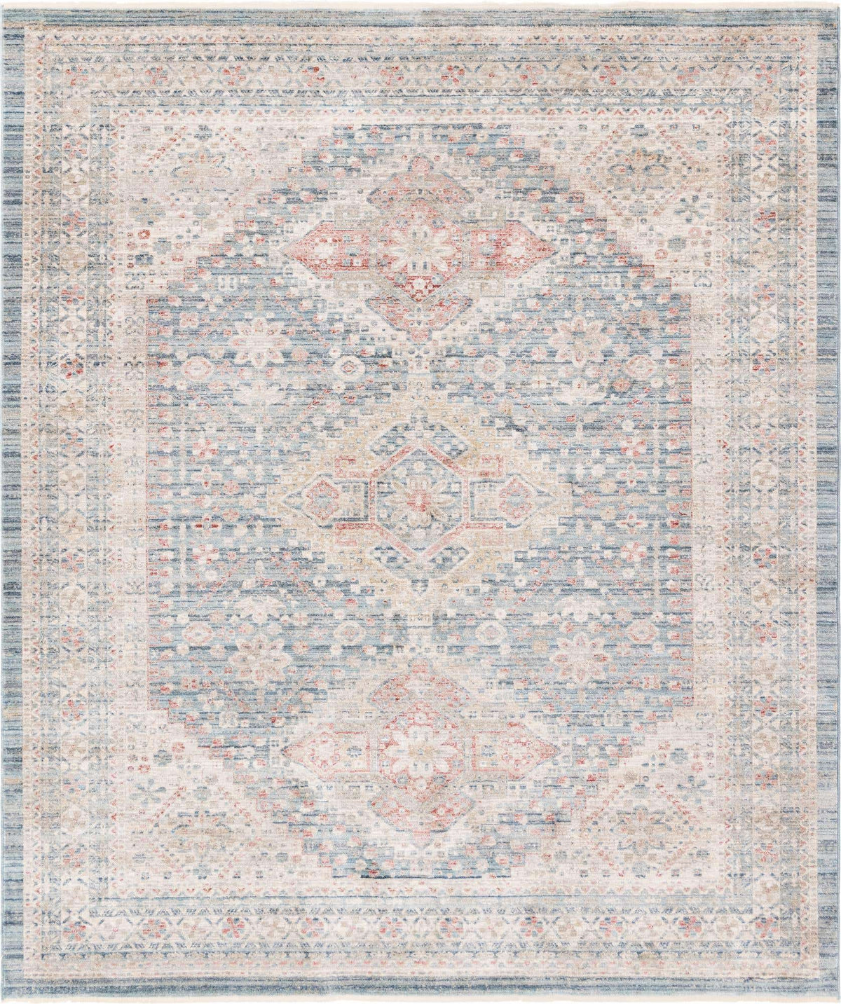Rechteck Teppich Noble in Blau von Hadorn™ - Lifestyle Image