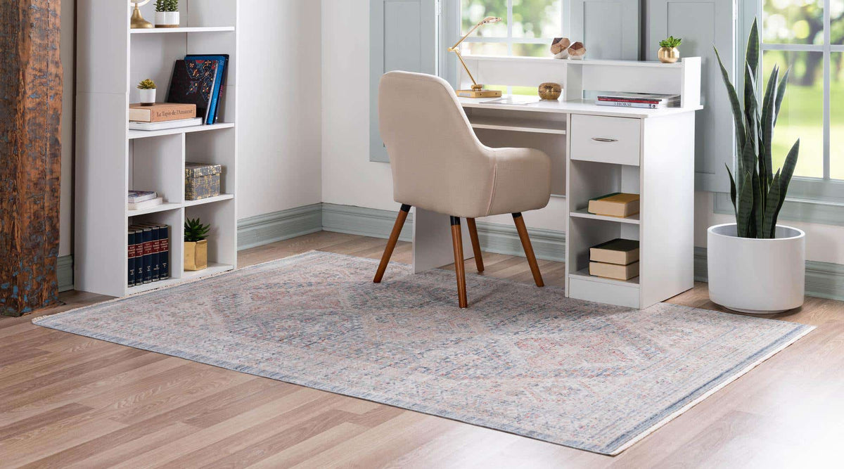 Rechteck Teppich Noble in Blau von Hadorn™ - Lifestyle Image