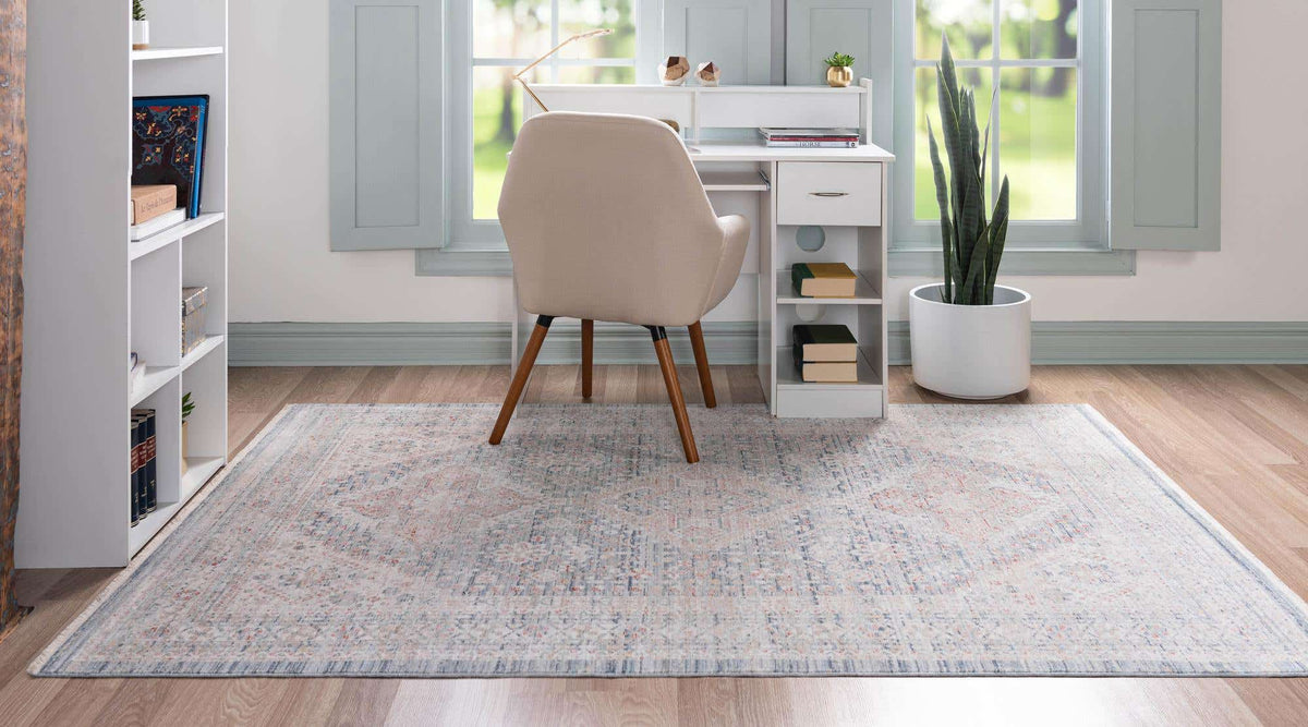 Rechteck Teppich Noble in Blau von Hadorn™ - Lifestyle Image