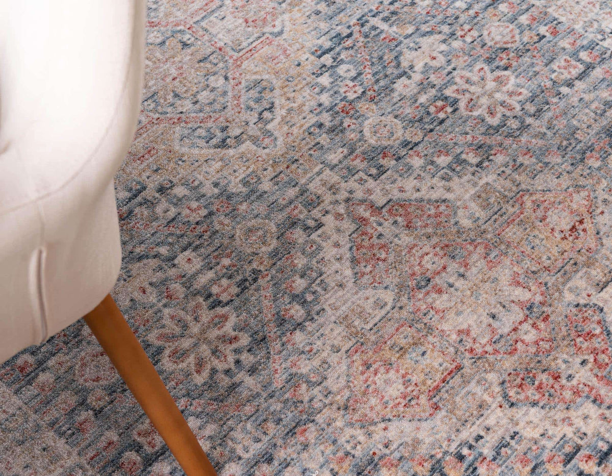 Rechteck Teppich Noble in Blau von Hadorn™ - Lifestyle Image