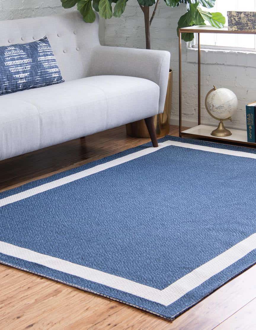 Rechteck Teppich Georgia in Marineblau von Hadorn™ - Lifestyle Image