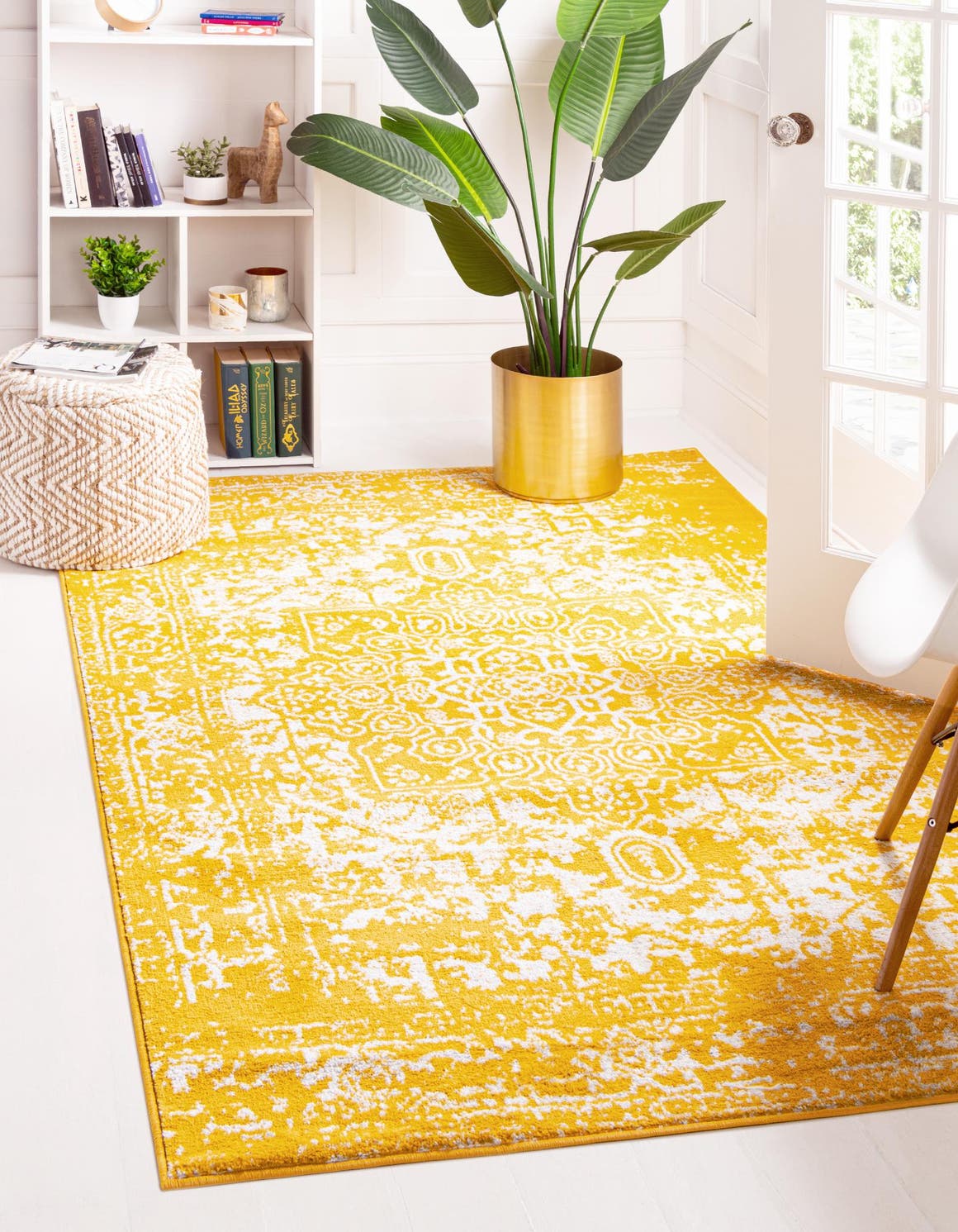 Rechteck Teppich Arlington in Gelb von Hadorn™ - Lifestyle Image