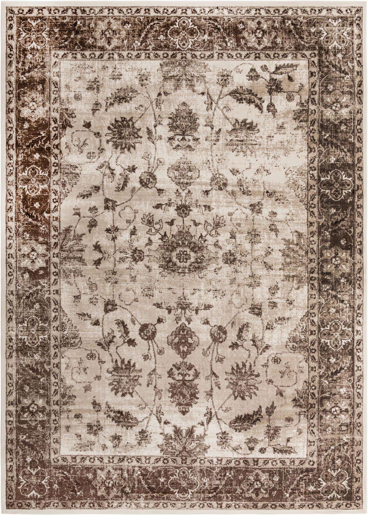 Rechteck Teppich Himalaya in Creme von Hadorn™ - Lifestyle Image