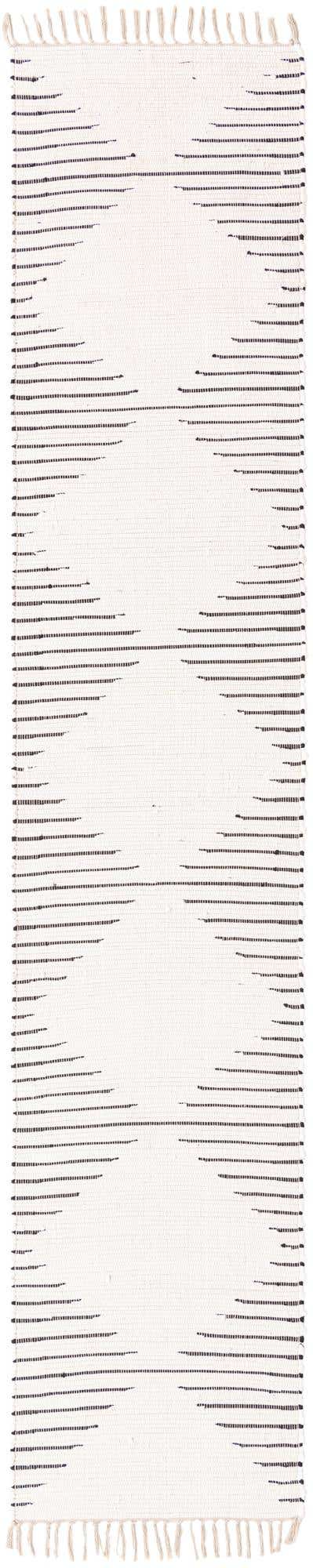 Läufer Handgeflochten Teppich Chindi Cotton in Weiss von Hadorn™ - Lifestyle Image