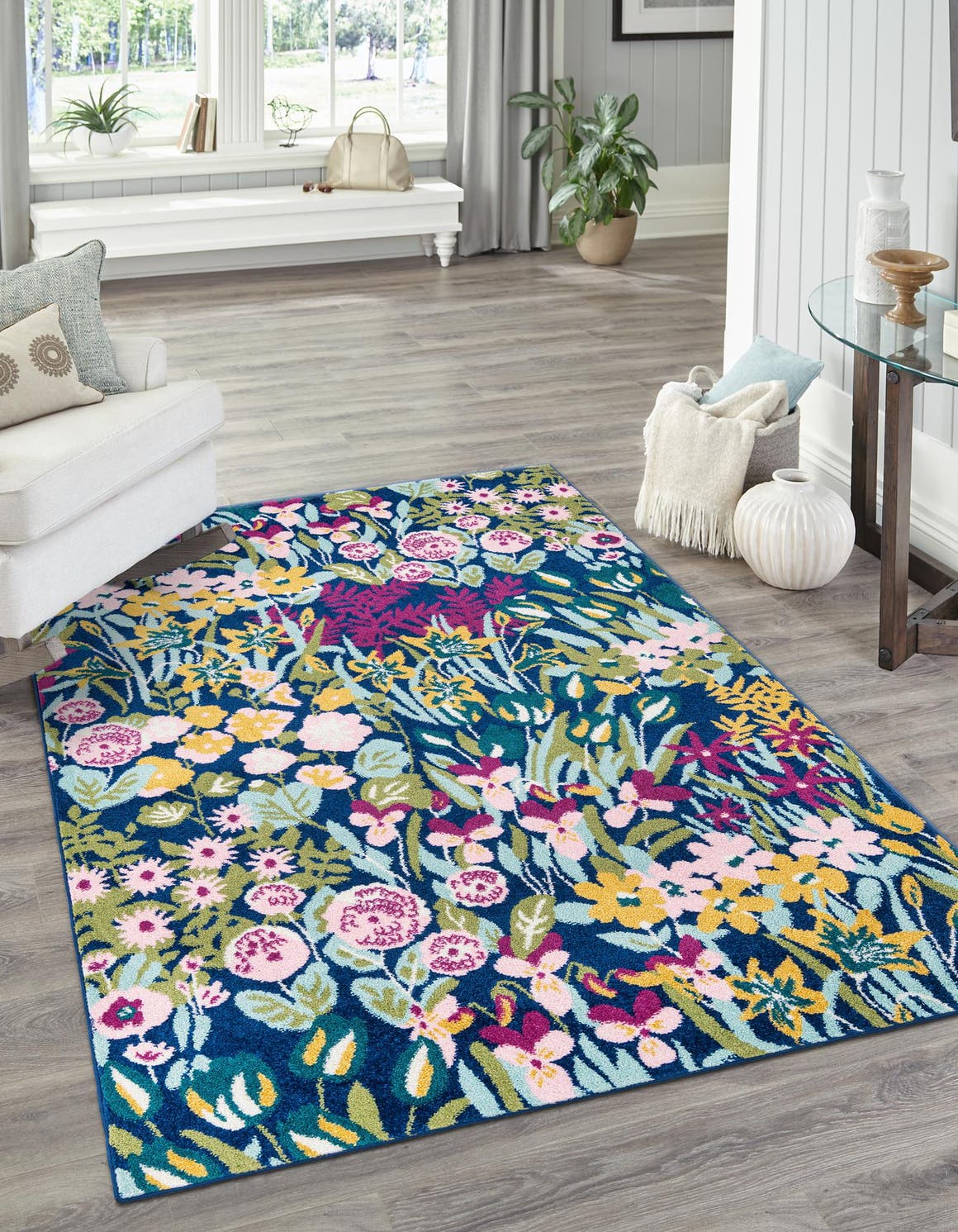 Rechteck Teppich Bloom in Mehrfarbig von Hadorn™ - Lifestyle Image