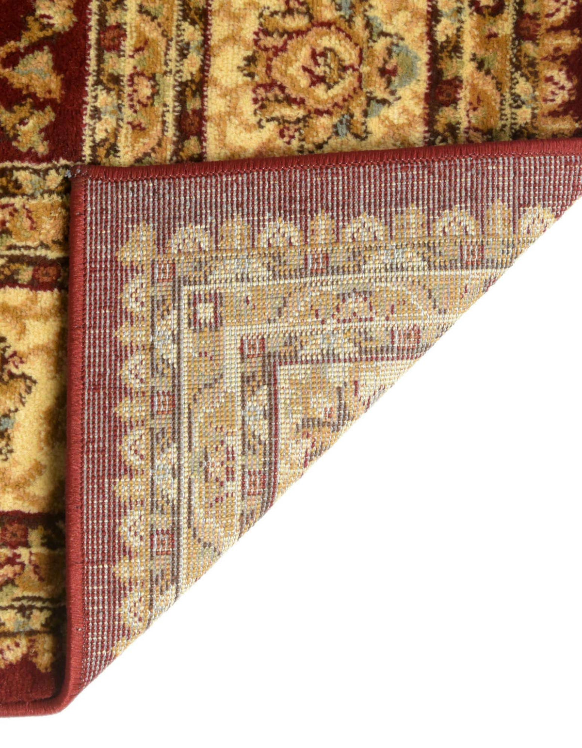Quadratisch Teppich Classic Agra in Rot von Hadorn™ - Lifestyle Image