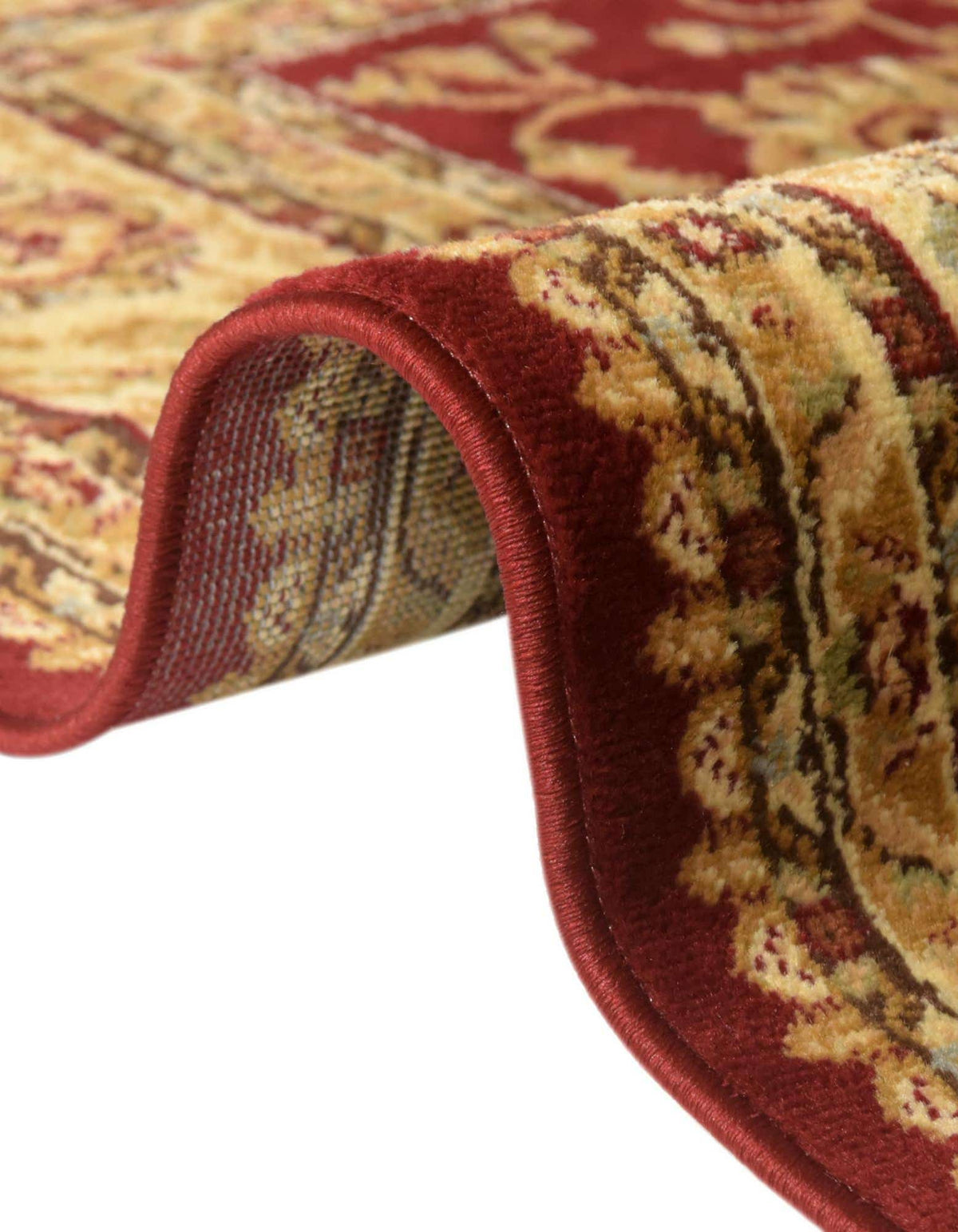 Quadratisch Teppich Classic Agra in Rot von Hadorn™ - Lifestyle Image