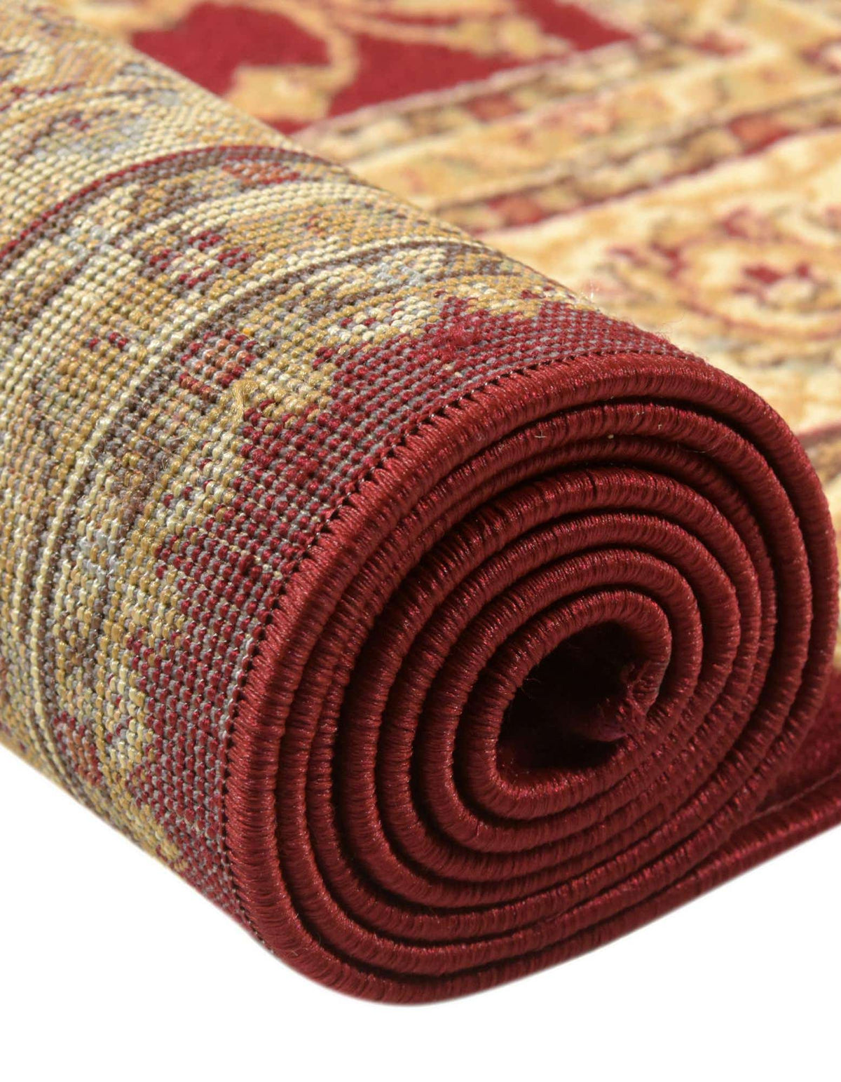 Quadratisch Teppich Classic Agra in Rot von Hadorn™ - Lifestyle Image