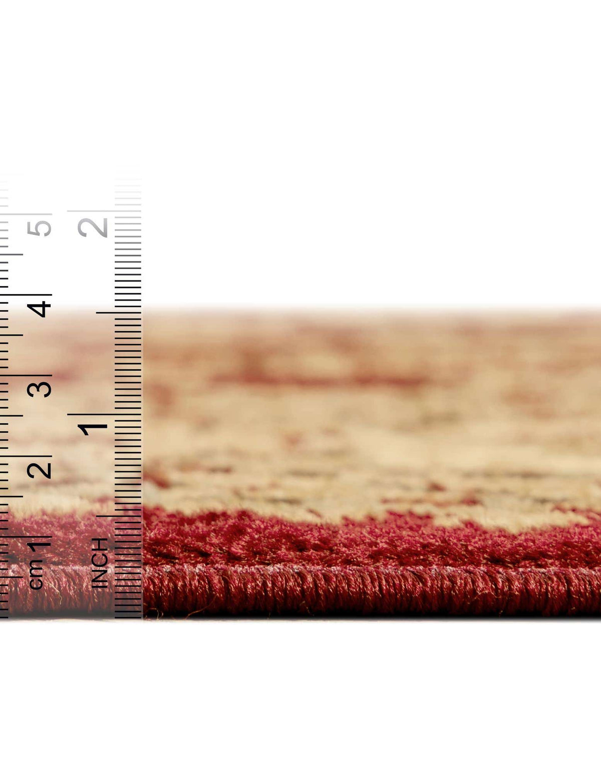 Quadratisch Teppich Classic Agra in Rot von Hadorn™ - Lifestyle Image