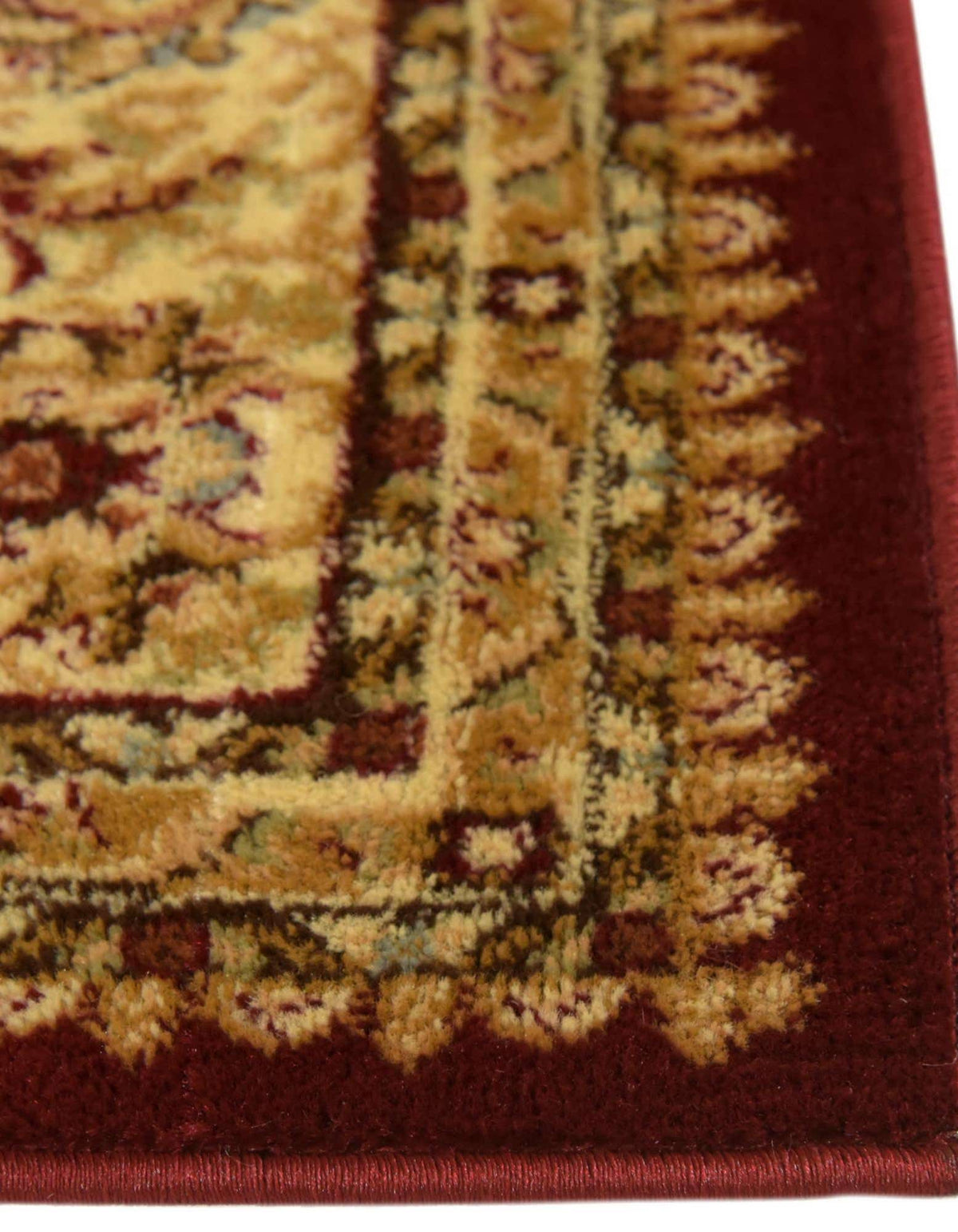 Quadratisch Teppich Classic Agra in Rot von Hadorn™ - Lifestyle Image
