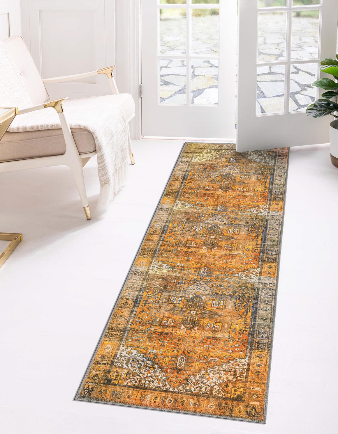 Läufer Teppich Timeless in Gelb von Hadorn™ - Lifestyle Image